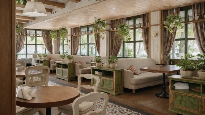 Уютный интерьер и живая атмосфера домашнего ресторана для спокойного отдыха и приятных встреч